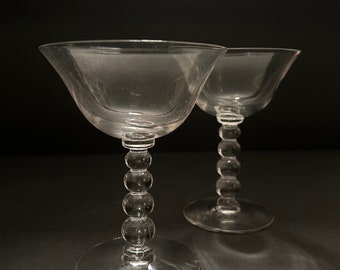 Imperial Candlewick coupes .. set of 4