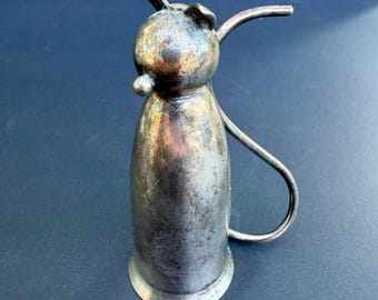 Napier Silverplated Cat jigger… one ounce