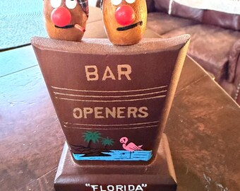 Kitsch Florida Souvenir Bar Openers, 1960s Retro Decor