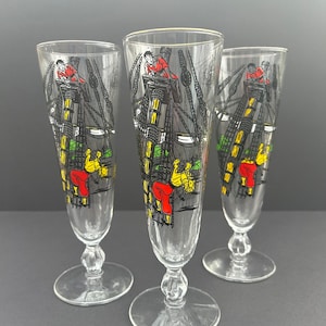 Libbey Treasure Island glasses..set of 5