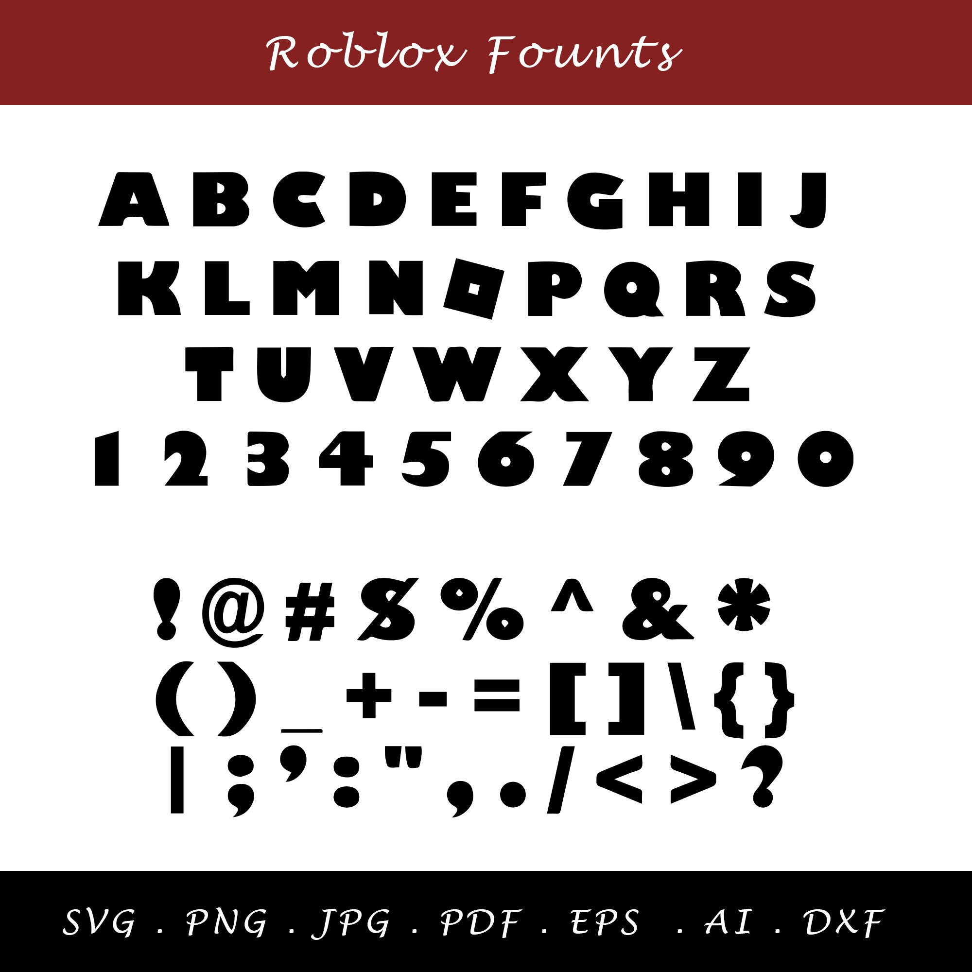 ROBLOX Svg Mega Bundle , Roblox Png , For Cricut