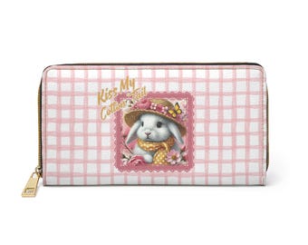 Kiss My Cotton Tail-portemonnee | Schattige konijntjesportemonnee