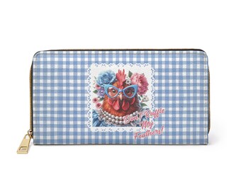 Portemonnee Don't Ruffle My Feathers | Grappige kippenportemonnee