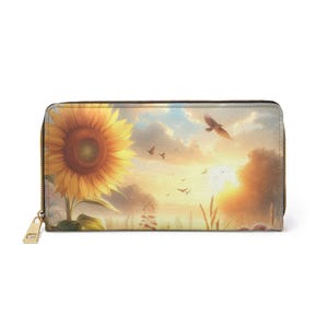 Cartera con cremallera - Cartera Always Summer Sunflowers