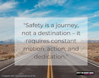 Safety Culture Wall Art: Inspirational Downloadable Print for Offices That Lead with Safety