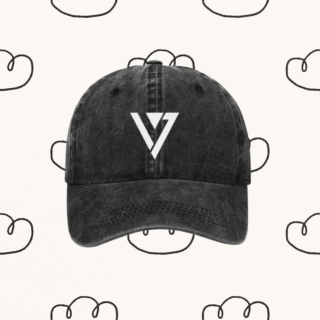 Denim Hat / Cap :  Seventeen Hat for 'Carat' | Cotton Denim Kpop Hat, Seventeen for 'Carat' | Kpop Merch