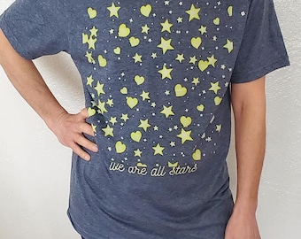 selbstvertrauen, jeder rockt, we are stardust, we rock, easy wear easy go, verbreiten die liebe, heben und stärken Gleichheit, casual friday