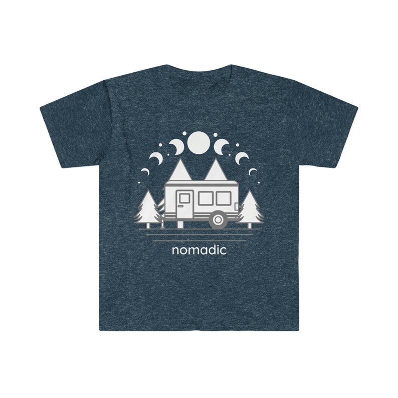 TravelT that Nomadenleben CampingT UrlaubStylee home is where you park it campfiresmorelife Softstyle underTheStarsT-Shirt Bild 3