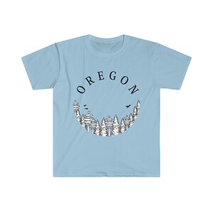 oregon nature pnw soft travelT oregon state of mind nature trails waterfalls rivers and mountains of pine trees galore pnw UnisexT-Shirt
