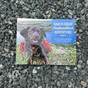 Saku&#39;s Great Newfoundland Adventure / Libros firmados / Tapa blanda / Corey Majeau / Libros para niños / Libros para niños