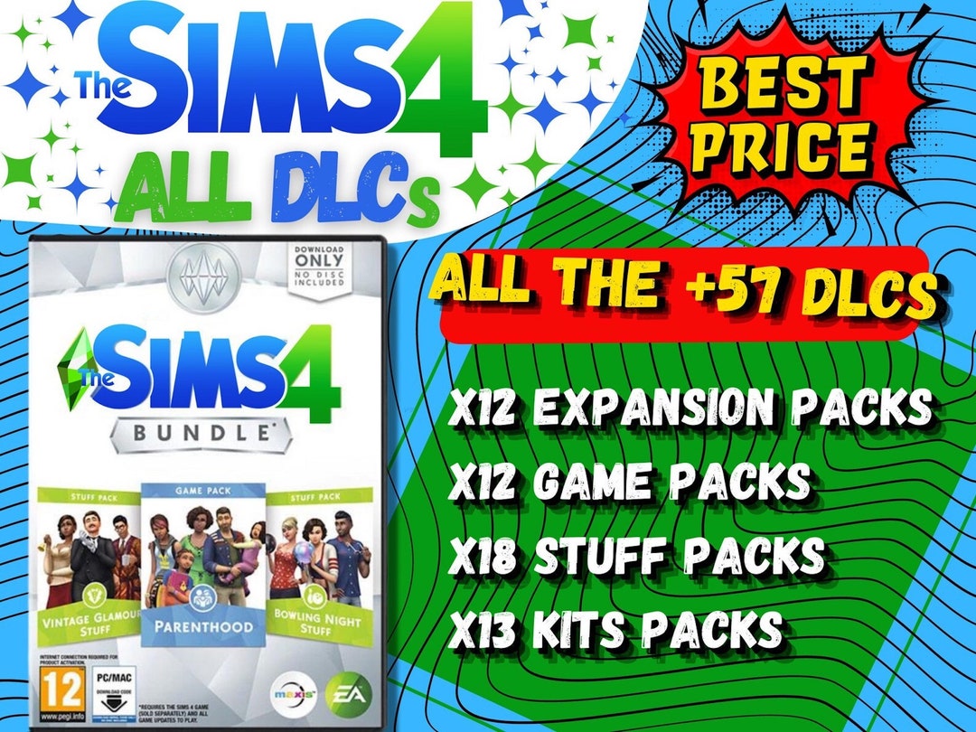 Buy The Sims 4 Base Game All Expansion All Kits All Dlcs Cc Mods Online