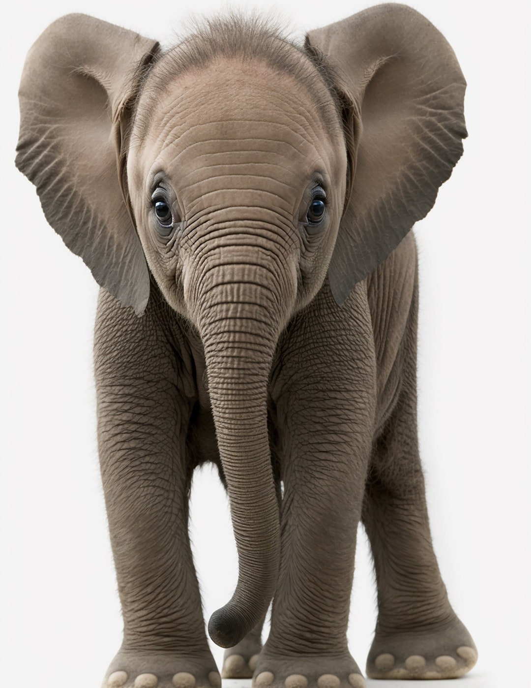 Elephant Calf Digital Print, Digital Print, Instant Download, Printable ...