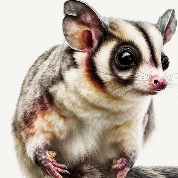 Sugar Glider Art Etsy