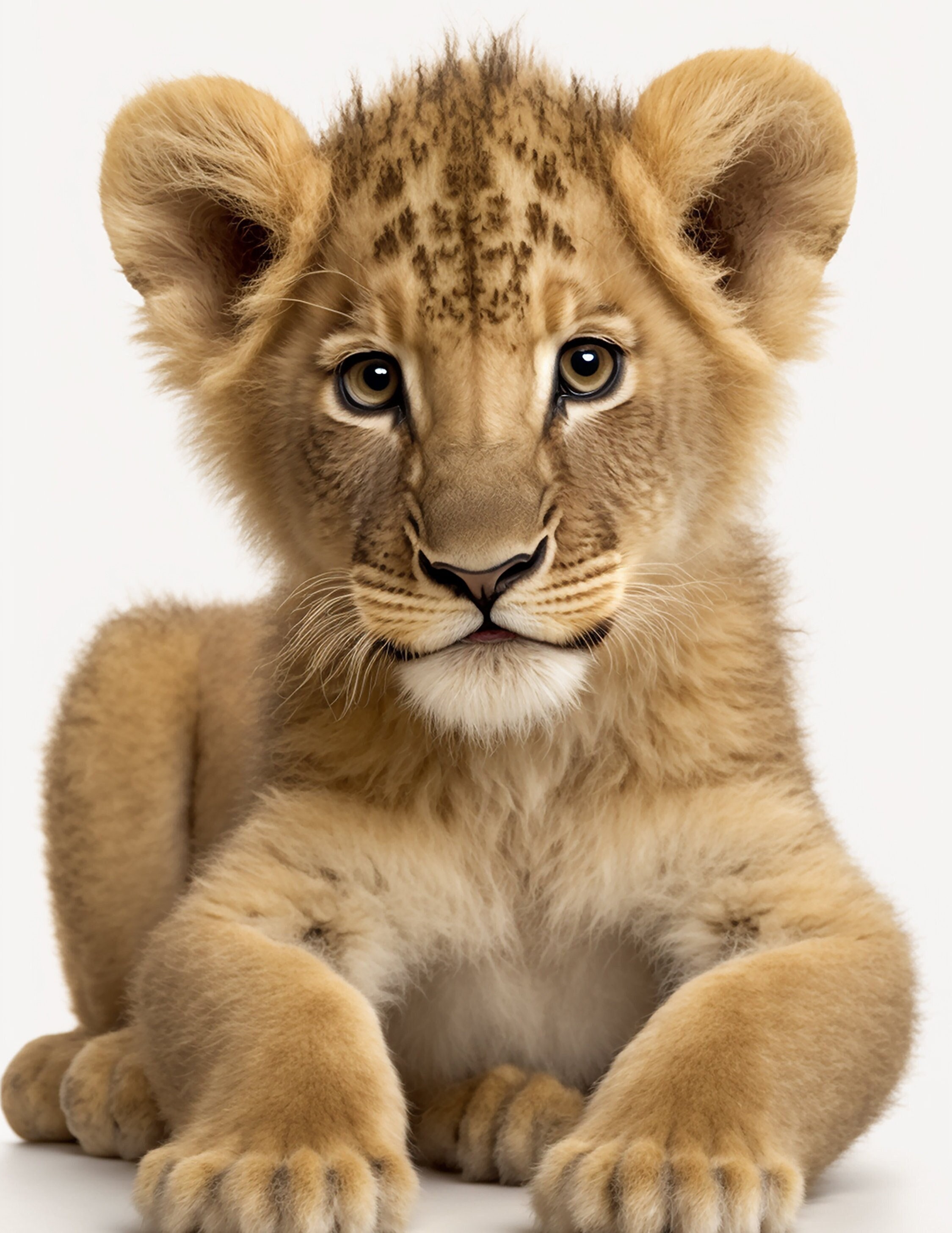 Lion Cub Digital Print, Digital Print, Instant Download, Printable Art ...