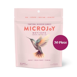 Motivate Mushroom Gummies 30-Piece / Energy + Stamina + Brain Power