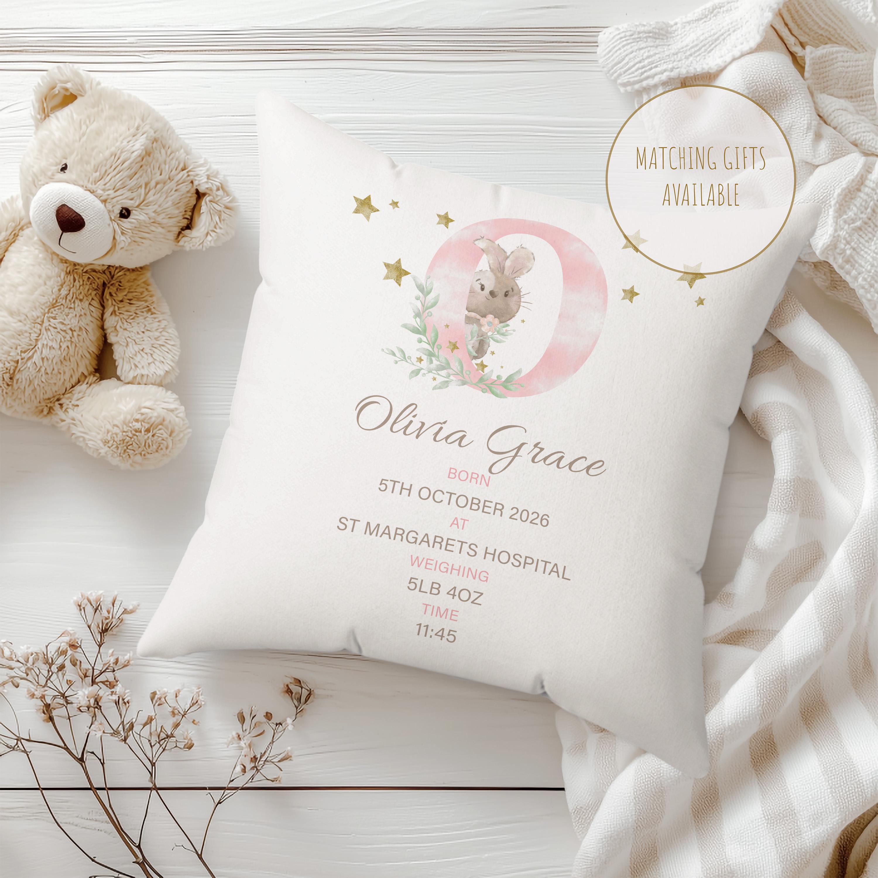 Pillow Baby Shower Gifts For Sister Birth Weight Pillow UK