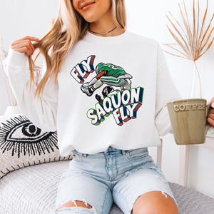 Fly Saquon Fly Graphic T-Shirt Or Sweatshirt, Philadelphia Football, Fly Birds