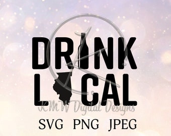Beber Local Illinois SVG PNG JPEG