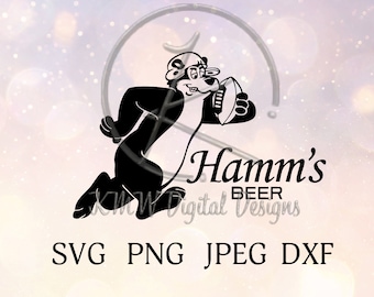 Hamms Bear SVG PNG JPEG Dxf