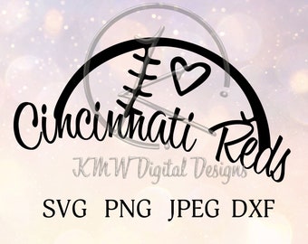 Cincinnati Reds SVG PNG JPEG Dxf