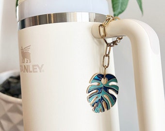 Tropical Stanley Tumbler Charm for Tumbler Handle Accessory for Stanley Handle Charm Cup Charm Stanley Accessory for Beach Cup Accessory