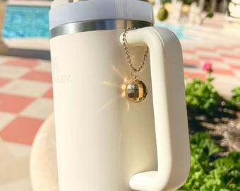 Disco Ball Charm for Tumbler Disco Charm Disco Accessory Stanley Accessory Disco Cup Charm Cup Accessory Christmas Gift Stocking Stuffer Cup