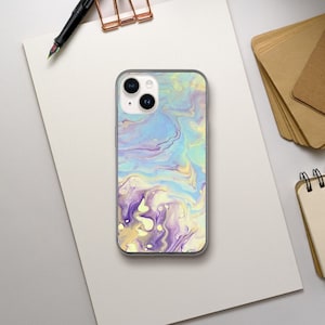 パープルリップル iPhone Bio ケース - アート：R.Dyer