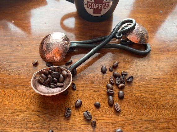 Copper & Steel Coffee Scoop