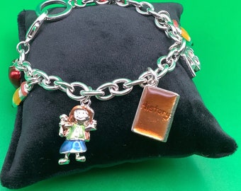 School Charm Bracelet