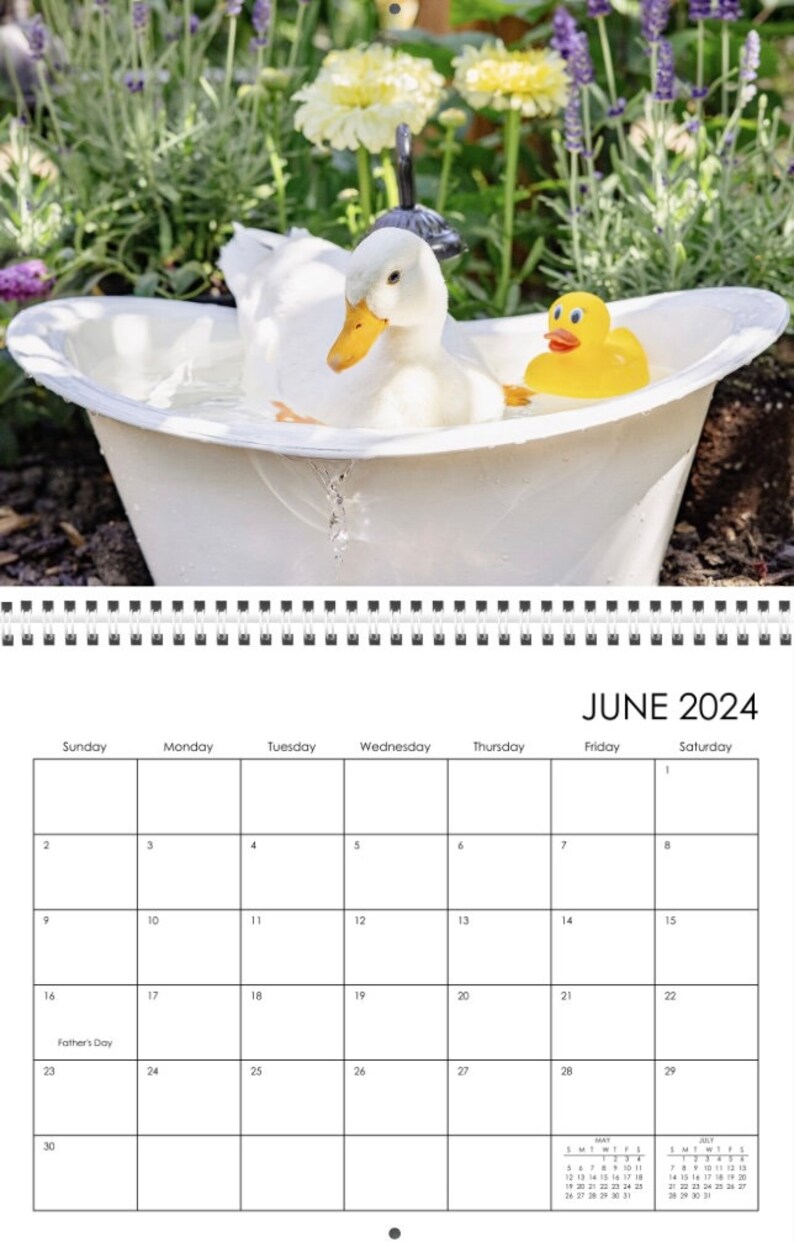 2024 Duck Calendar Etsy