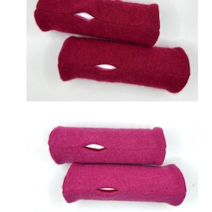 100% Cashmere Fingerless Gloves – Soft, Warm, Luxury Knit Hand Warmers for Women & Men | Wrist Double Sided  | Typing or Texting Gloves