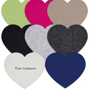Elbow Patches / Aufnäher / Aufbügeln optional / Flicken Loch / Recycled Patches / 100% Kaschmir / Pullover Verstärkung / Herzform
