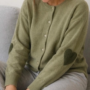 Cashmere Elbow Patches,   Repair Holes, Worn elbows,  For  soft Wool Jumper - Sustainable Refreshing