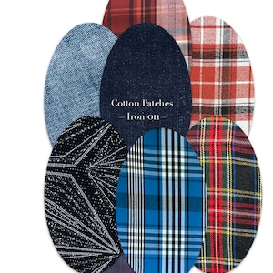 Elbow Patches Aufnäher / Patches zum Aufbügeln, / Aufnäher aus recyceltem Stoff