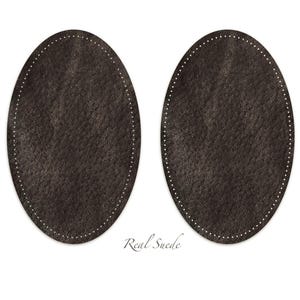 Łaty na łokcie - łaty z prawdziwego zamszu na kurtki - łata naprawcza z recyklingowanej skóry - nadaje się do każdego rodzaju odzieży dzianinowej - kurtki - łata do przyszycia