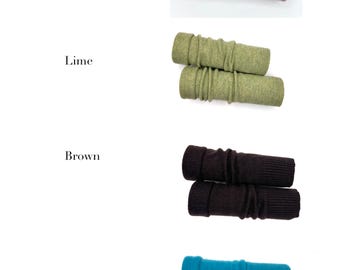 Cashmere Wrist Warmers:  Sweater Sleeves Extension , Eco-Friendly Gift,  No Thumb Hole