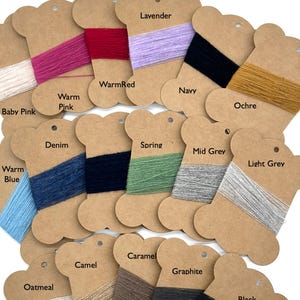 Eco-Friendly Reclaimed  Cashmere Yarn |  Darning Mending   |  Crafting Solution |  Repair Sewing Yarn | Swiss Darn  | Needle Weaving Darn