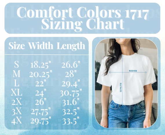 Complete Guide On Comfort Colors Size Chart - Find out the best