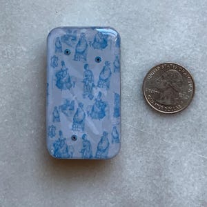 Collaged Resin Sealed Slide-Top Tins | Unique Storage Containers- Anne and Ann at Adney Bridge-Gentleman Jack Series