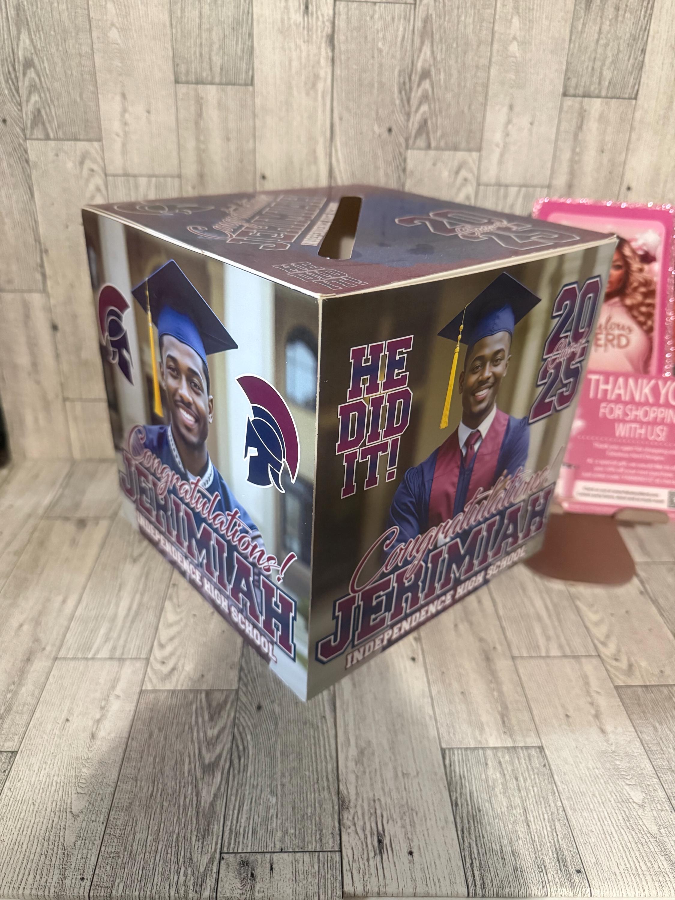 Custom Graduation Card Box - Etsy