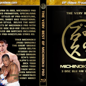 Best of Michinoku Pro 3 Discs Blu-Ray with Cover Art
