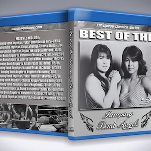AJW Best Of Jumping Bomb Angels Single Disc Blu-Ray with Cover Art Women Wrestling