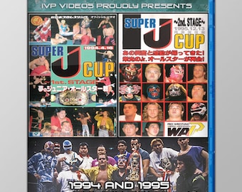 NJPW 1994 & 1995 Super J Cup Blu-Ray with Cover Art