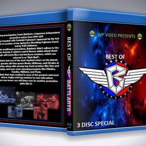 Best of Battlarts 3 Disc Blu-Ray with cover art Wrestling Puroresu Puro