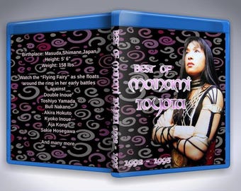 Lo mejor de Manami Toyota 1992-1993, Blu-ray de tres discos con portada de lucha libre