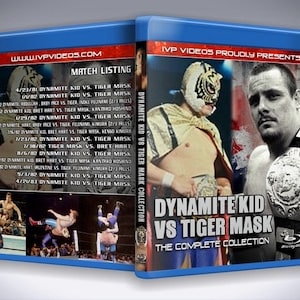 Best Of Dynamite Kid vs Tiger Mask Single Disc Blu-Ray with Cover Art Wrestling