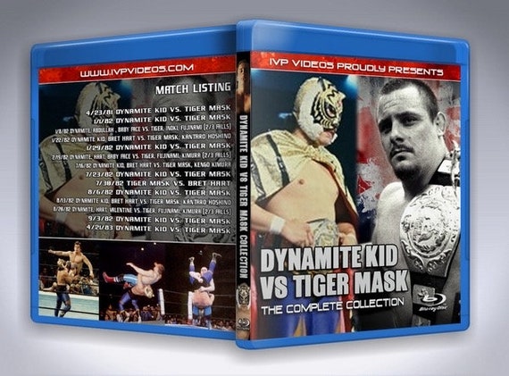 Best of Dynamite Kid Vs Tiger Mask Single Disc Blu-ray With Cover