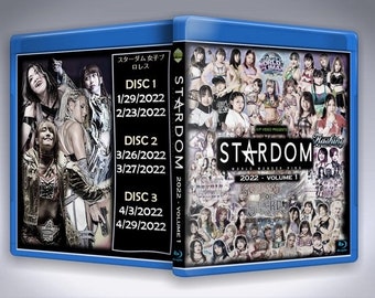 Stardom in 2022 Volume 1 3 Discs with Cover Art Joshi Puroresu Women Wrestling