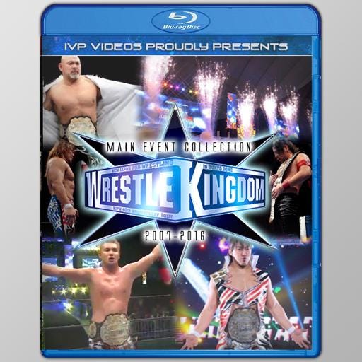 NJPW WrestleKingdom Main Events Wrestling Blu-Ray