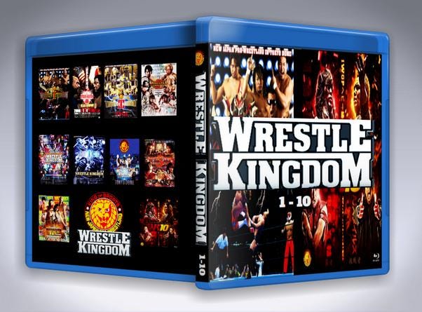 NJPW Wrestlekingdom 1-10 2007-2016 (3 Disc Blu-ray With Cover Art